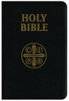 The Holy Bible (Douay Rheims, Black Genuine Leather)