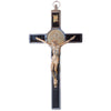8 in. St. Benedict Crucifix, Black & Gold