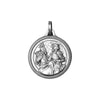 7/8 in. St Joan of Arc Medal, Antique Silver
