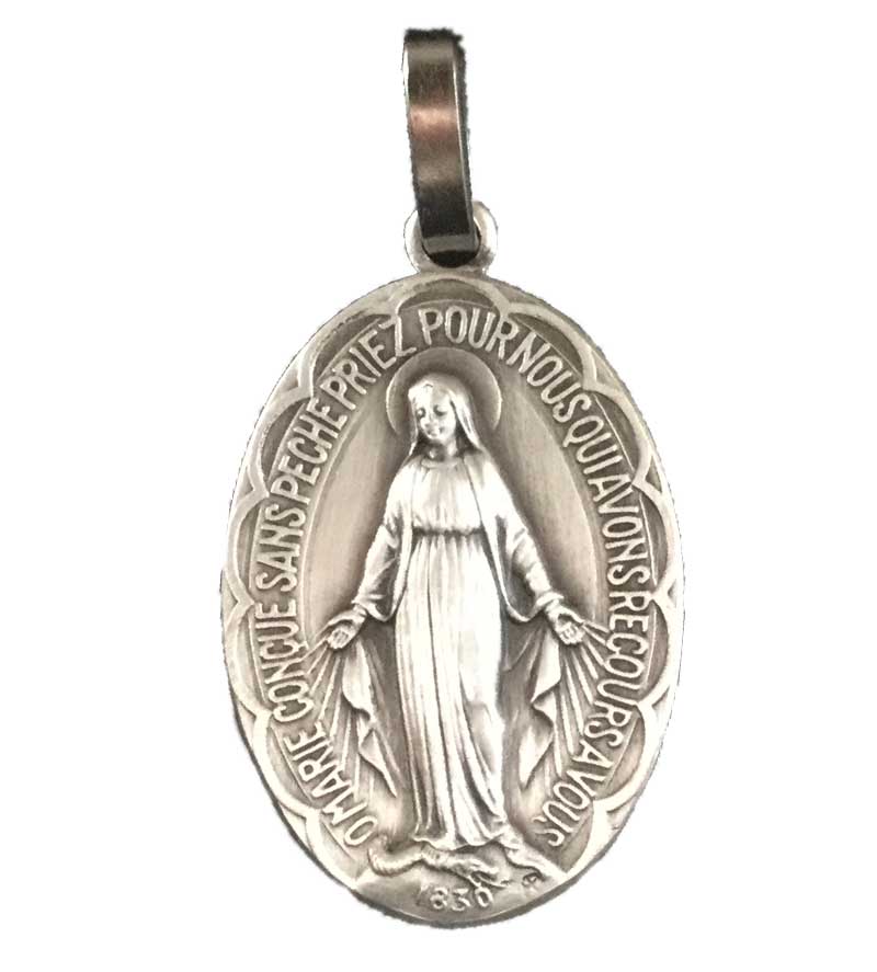 6St. Benedict Wall Medal with blue enamel - Our Lady of Guadalupe  Monastery Giftshop
