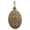 3/4 in. Miraculous Medal, Antique Silver