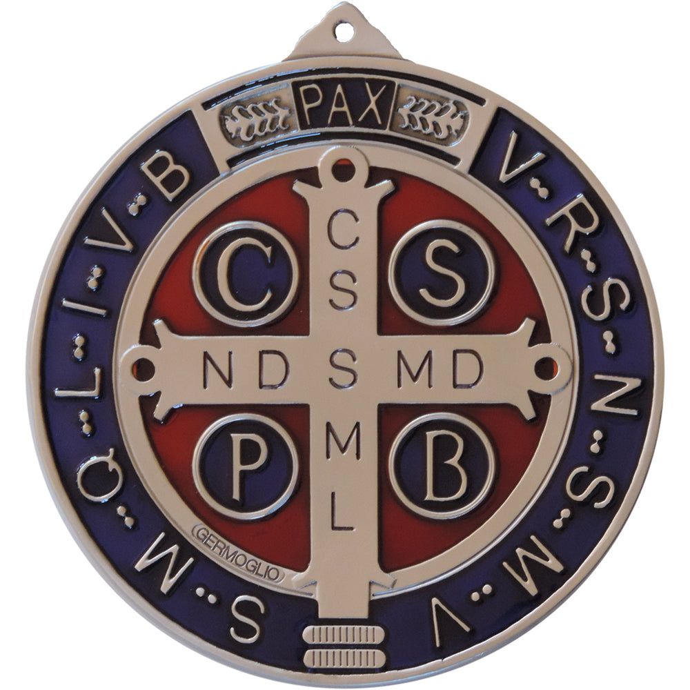 75pcs of Epoxy Saint Benedict Round Medals,Medal of St. Benedict