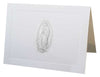 Our Lady of Guadalupe Folding Cards, Embossed,  Gray Shadow